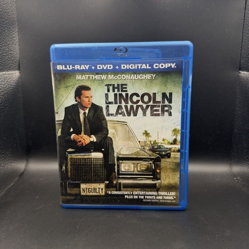 The Lincoln Lawyer  BLU-RAY  (2011) McConaughey.